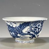  TÁCH TRÀ GỐM HOẠ TIẾT RỒNG SƯU TẦM KHÔNG RÕ NIÊN ĐẠI Chất liệu: gốm sứ Kích cỡ sản phẩm: cỡ nòng 10cm, chiều cao 5cm 