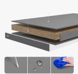  Tủ giày sang trọng Chất liệu ván nhân tạo + da PU Sử dụng để cửa ra vào, ngồi thay giày dễ dàng, cất giày dép gọn gàng Kt 100*30*51 