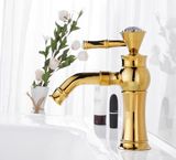  VÒI BỒN RỬA MẶT HIỆN ĐẠI CAO CẤP Màu sắc: vàng  Chất liệu: đồng thau 