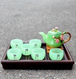  Bộ ấm trà xanh ngọc hoa hồng BK-ST006000VN-4114 