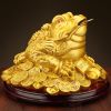 ĐỒ TRANG TRÍ CÓC VÀNG CAO CẤP  Chất liệu: Đồng thau  Phong cách: Phong cách cổ điển