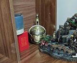  Gạt tàn cung hoàng đạo con chó Chất liệu hợp kim kẽm Sử dụng đồ trưng bày Kt 10.5*16.5 nặng 320g 