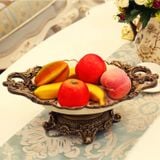  Đĩa đựng trái cây sang trọng phong cách retro  Chất liệu Composite 