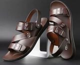  Sandal nam thời trang cao cấp Chất liệu da lợn + đế cao su 