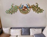  ĐỒNG HỒ TREO TƯỜNG ĐÔI CHIM CÔNG CAO CẤP Phong cách: Ánh sáng hiện đại sang trọng 
