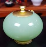  ĐỒ TRANG TRÍ BÌNH THUỶ TINH SANG TRỌNG Chất liệu: Sapphire tráng men + men hợp kim 