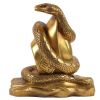 Rắn ôm quay thỏi vàng chất liệu đồng sử dụng đồ trưng bày kt 18*12*19.5 nặng 2kg