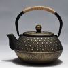Ấm đun nước cao cấp Chất liệu gang Sử dụng đun nước, trà, nấu thuốc Kt 18*16.5cm