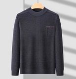 ÁO LEN NAM PHONG CÁCH CỔ ĐIỂN CAO CẤP len 100% Độ dày len: Sợi thường (10 kim, 12 kim) thành phố thời trang 