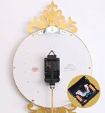  Đồng Hồ Con Lắc Treo Tường Chuyển Động Im Lặng Phong Cách Châu Âu 