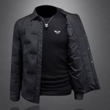  ÁO KHOÁC PHAO NAM CAO CẤP Sợi polyamit  (nylon) 100% Lót: lông vũ thời trang tuổi trẻ 