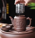  ẤM CHÉN TỬ SA Bát Tràng CAO CẤP Chất liệu: Cát tím (nung ở nhiệt độ 1280oC) Ấm trà: Đường kính 6,8cm 