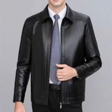  Áo da cao cấp phong cách doanh nhân Chất liệu da thật Da cừu chất lượng cao 