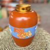 Hộp chè gốm size  to H 20cm,đk 14cm