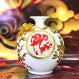  Bình hút lộc dát vàng chữ Phúc BKCEVN-9043 