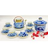  Bộ ấm chén lõm bọc đồng vàng BKCEVN-9047 