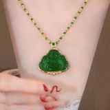  Mặt Dây chuyền ngọc bích tự nhiên BKJECN-9052 