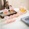 Bộ ấm chén trà hoa sen hồng cao cấp BKSTVN-9049
