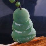 MẶT DÂY QUAN ÂM NGỌC XANH ĐẬM BKJECN-9049 