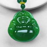  Mặt dây chuyền đá mã não xanh tự nhiên LHJECN-9054 