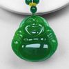 Mặt dây chuyền đá mã não xanh tự nhiên LHJECN-9054