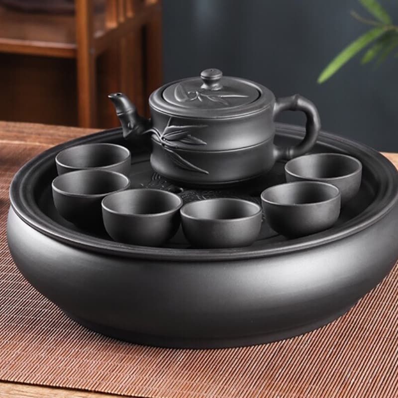  BỘ ẤM CHÉN TỬ SA BÁT TRÀNG CAO CẤP BK-CE001100VN-3299 Chất liệu Cát tím (nung ở nhiệt độ 1280oC) 