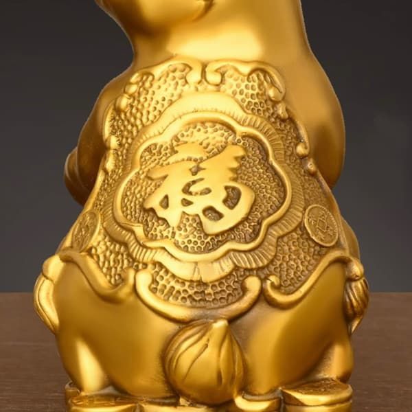  THỎ HOÀNG ĐẠO DỒI DÀO MAY MẮN BK-ME002700VN-3106 Chất liệu đồng 