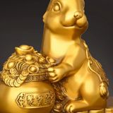  THỎ HOÀNG ĐẠO DỒI DÀO MAY MẮN BK-ME002700VN-3106 Chất liệu đồng 