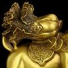 Bức tượng Hươu cõng bắp cải trang trí BK-ME007100VN-3159 chất liệu đồng