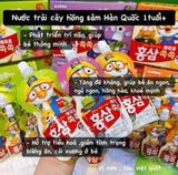  Nước Hồng Sâm Trái Cây Paldo Pororo 