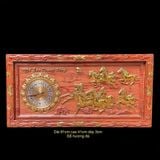  Tranh Đồng Hồ Dát Vàng 