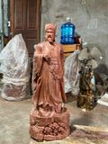  Tượng Khổng Minh Gỗ Tử Đàn Đỏ 