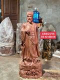  Tượng Khổng Minh Gỗ Tử Đàn Đỏ 