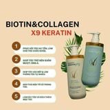  Voudioty Keratin X9 Biotin & Collagen – Giải pháp phục hồi tóc đặc biệt 