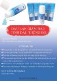  Dầu Lăn Giảm Đau Tinh Dầu Thông Đỏ 100ml 