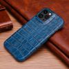 ỐP LƯNG DA ĐIỆN THOẠI DI ĐỘNG HỌA TIẾT CÁ SẤU Phù hợp từ iPhone 7 trở lên