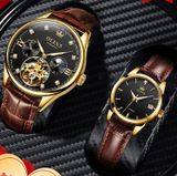  CẶP ĐỒNG HỒ ĐEO TAY NAM NỮ SANG TRỌNG (NAM ĐỒNG HỒ CƠ, NỮ ĐỒNG HỒ THẠCH ANH) 