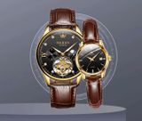  CẶP ĐỒNG HỒ ĐEO TAY NAM NỮ SANG TRỌNG (NAM ĐỒNG HỒ CƠ, NỮ ĐỒNG HỒ THẠCH ANH) 