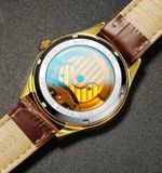  CẶP ĐỒNG HỒ ĐEO TAY NAM NỮ SANG TRỌNG (NAM ĐỒNG HỒ CƠ, NỮ ĐỒNG HỒ THẠCH ANH) 