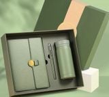 Hộp bộ quà tặng Notepad đẹp cao cấp (Hộp quà  - sổ còng a5 có thể tháo rời 