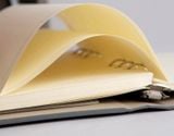  Hộp quà sổ bút sang trọng Sổ còng A5 có thể tháo rời giấy Chất liệu PU + Giấy Dowling 