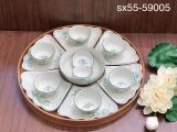  Bộ bát đĩa ăn cơm BK-CE003600VN-4155 gốm sứ Bát Tràng 