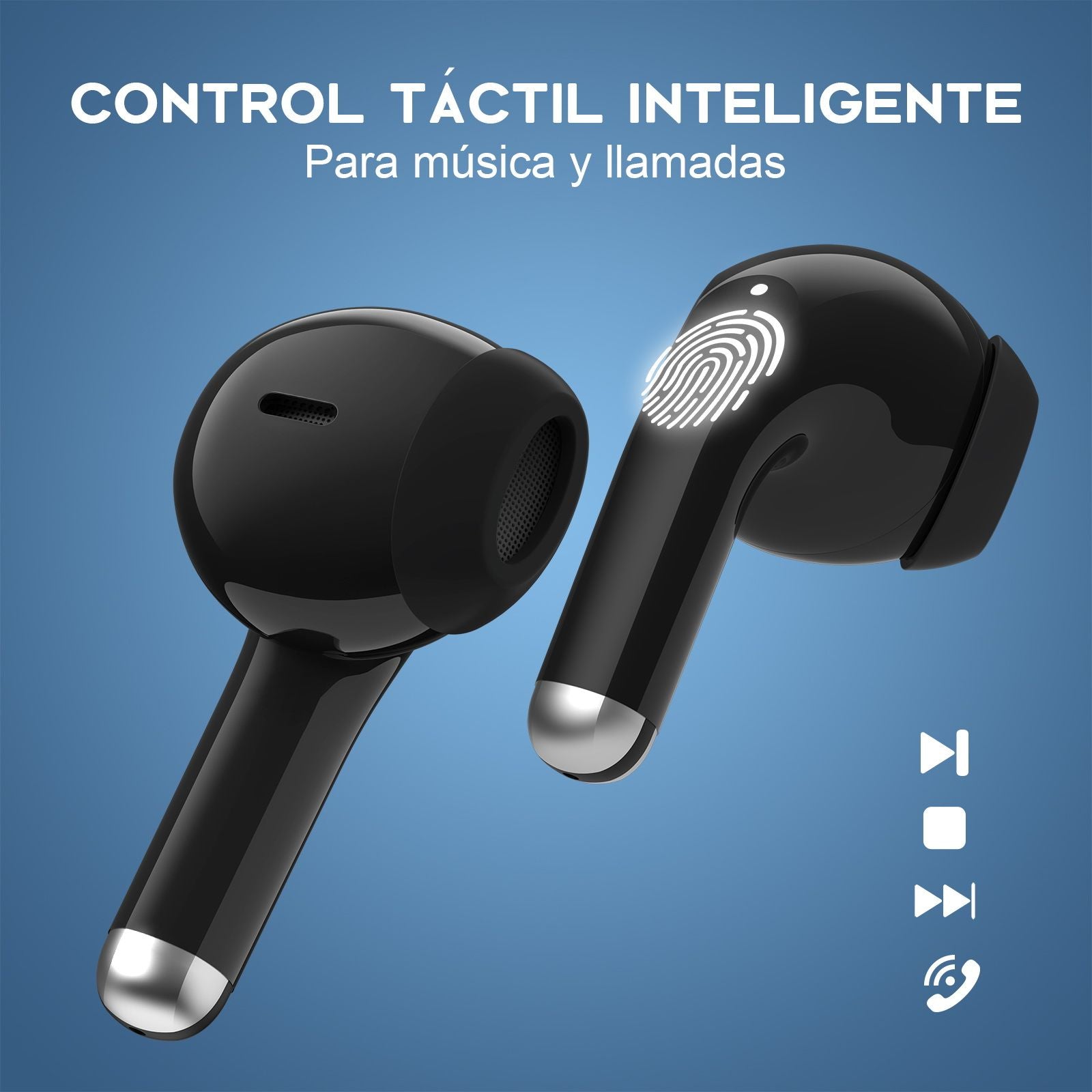 Audífonos Inalámbricos AUT203: Experimenta la Libertad del Sonido - AUDIFONOS MANOS LIBRES AURICULARES INALA