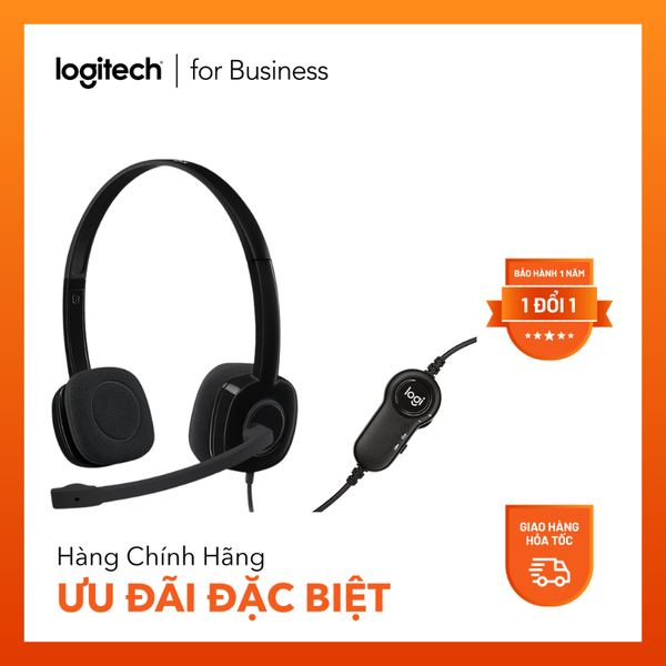  Tai nghe Logitech® Stereo Headset H151 