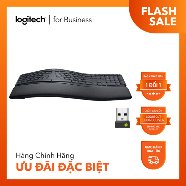 Logitech Ergo K860 Split Keyboard For Business 