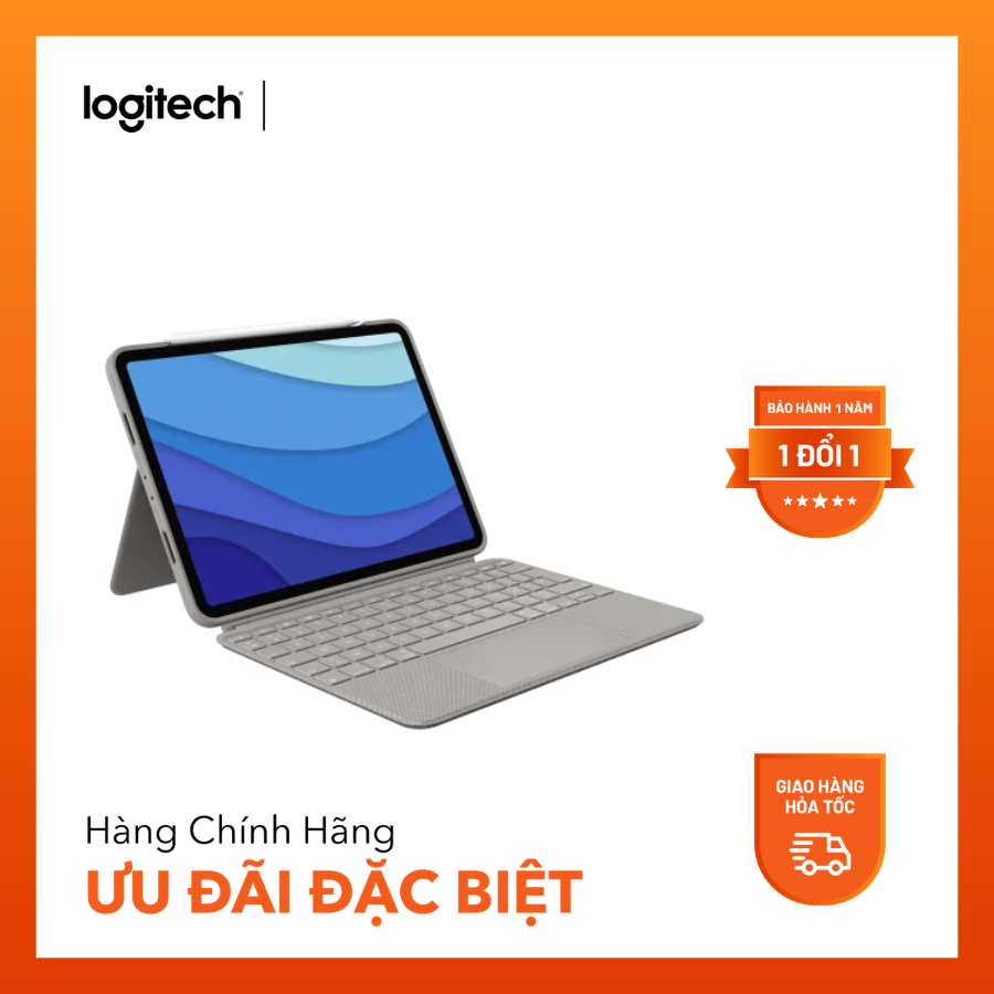  Logitech Combo Touch For Ipad Pro 11 Inch 3RD(M1)/4Th(M2) Gen 