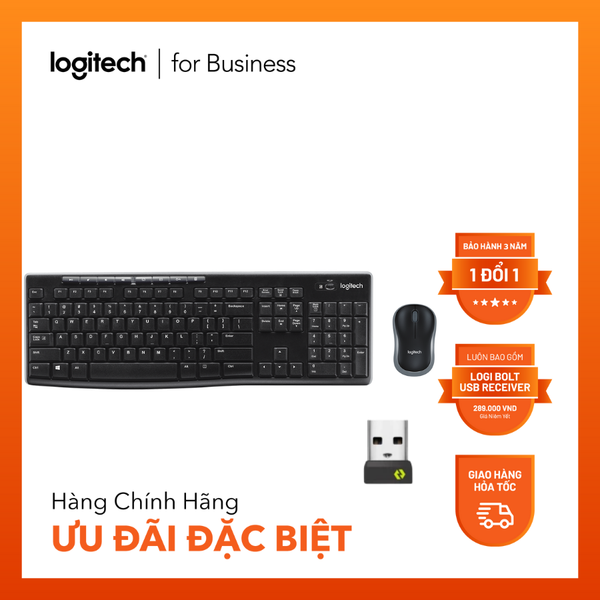  Logitech® Wireless Combo MK270 