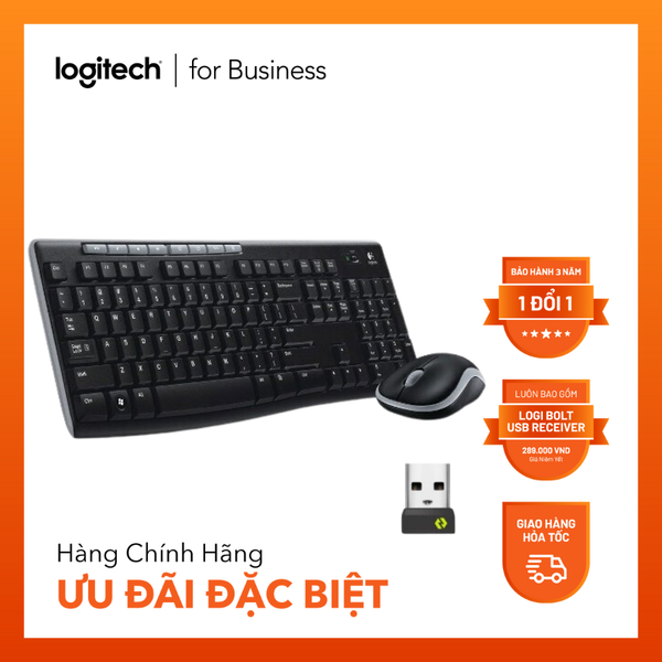  Logitech® Wireless Combo MK270 