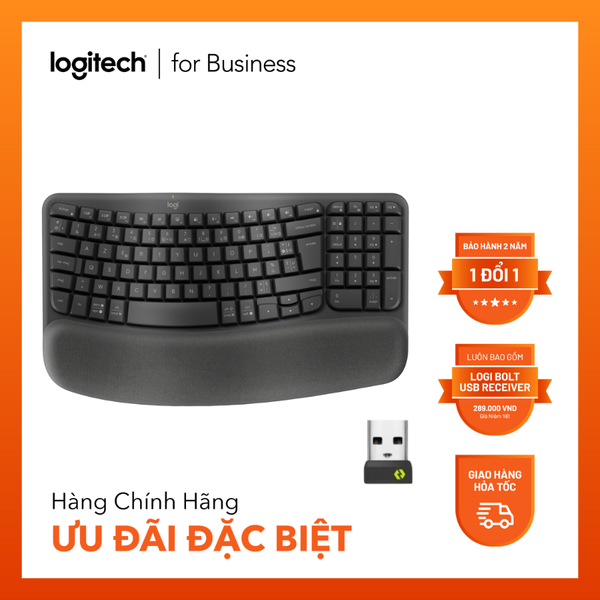  Bàn phím Logitech Wave Keys for Business 