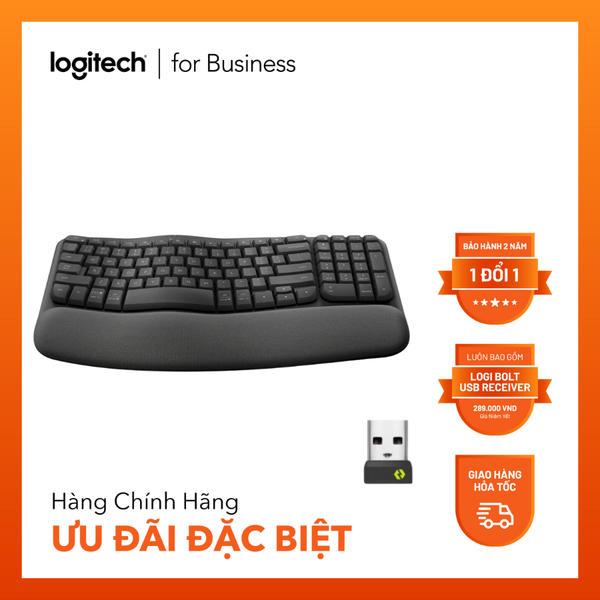  Bàn phím Logitech Wave Keys for Business 